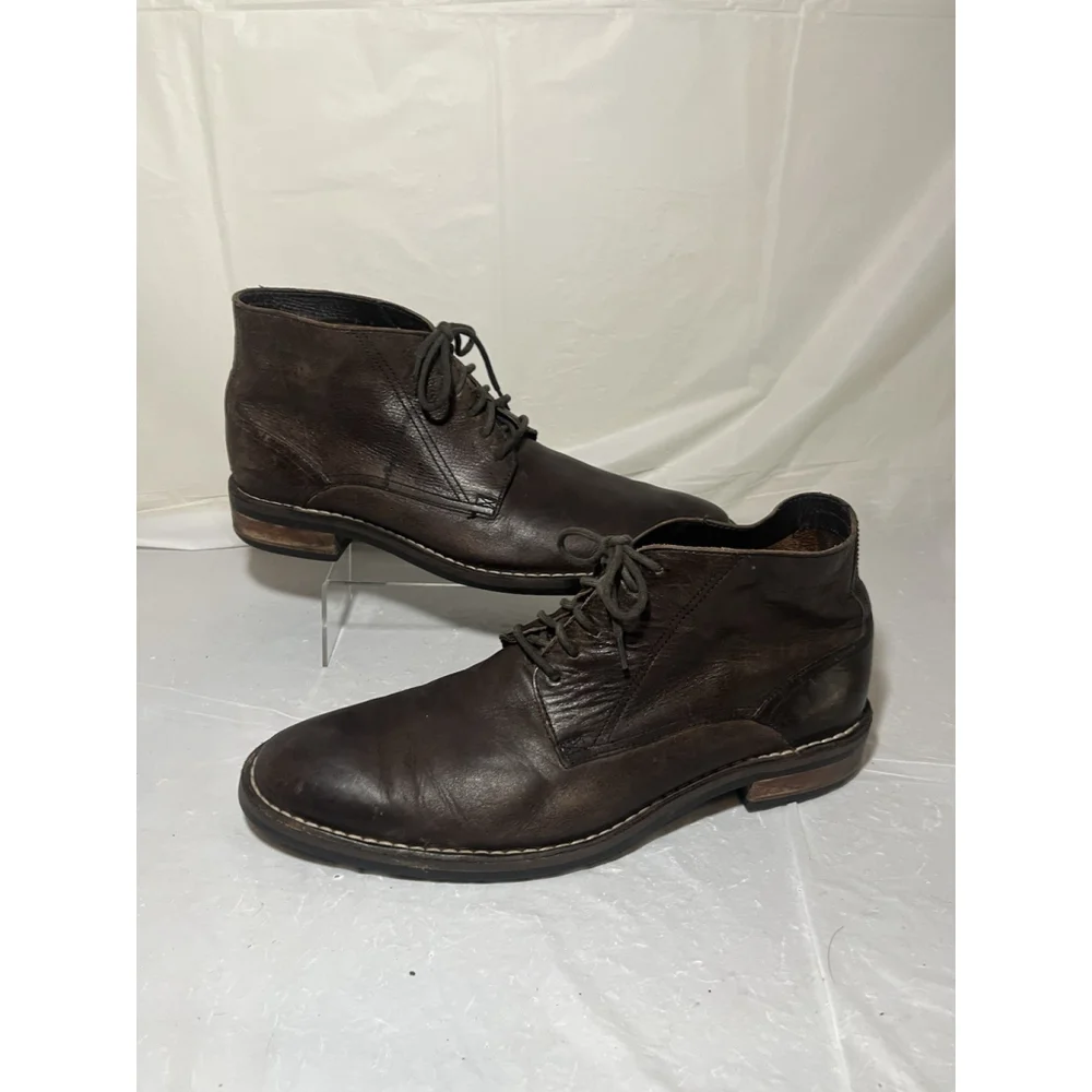 Cole Haan Canton Brown Leather Chukka Ankle Boot C11858 Mens 12 M Excellent_9